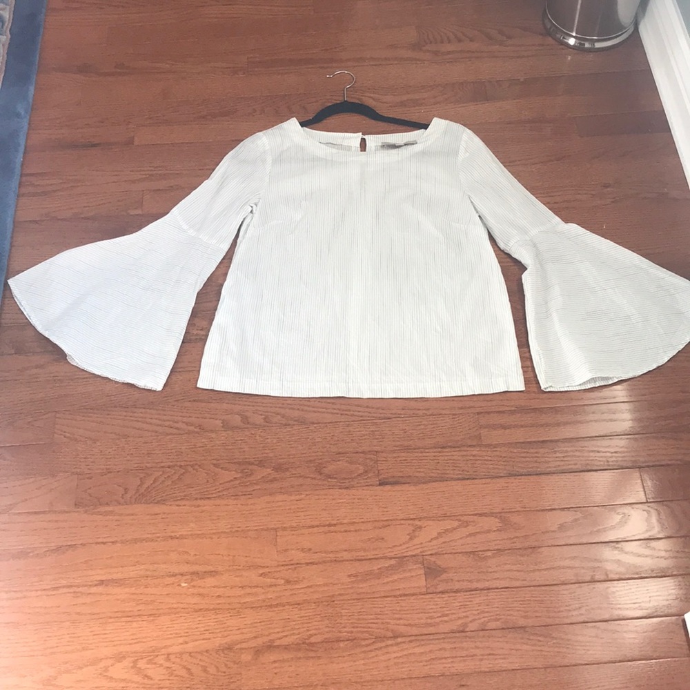 LOFT bell sleeve blouse size small